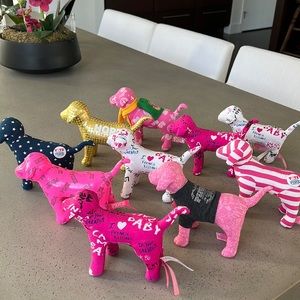 10 PINK Dogs